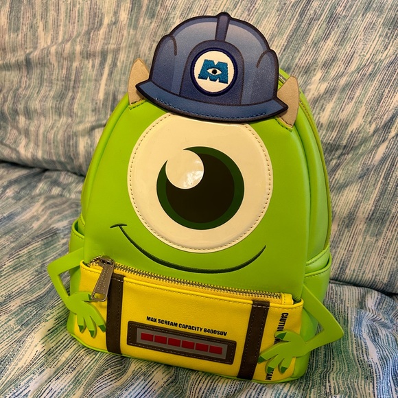 Disney Other - Monsters Inc Mike Wazowski loungefly backpack